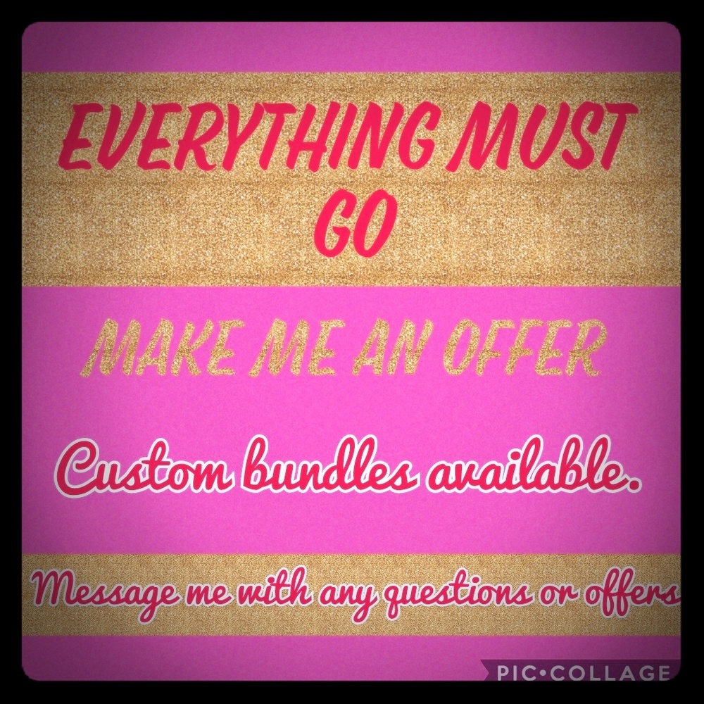 Everything must go! Make me an offer.